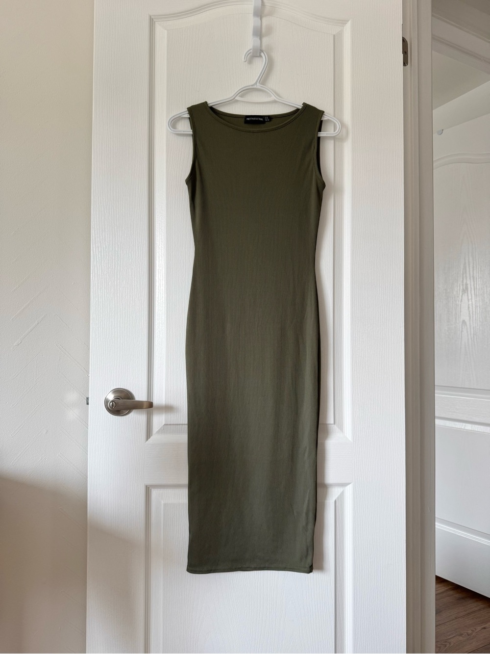 Pretty Little Thing ribbed midi dress